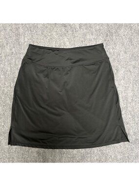 Baleaf Skort Womens Size 2XL Black Athletic Tennis Golf Skirt Built In Shorts